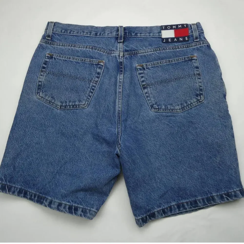 vintage 90s Tommy Hilfiger denim shorts, size: 38 - Picture 3 of 3